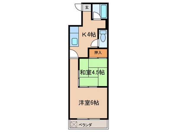 新日ビル豊明マンションの物件間取画像